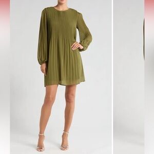 Halogen long sleeve dress